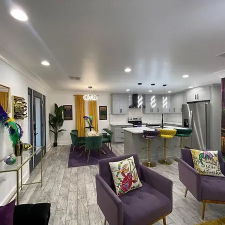 Mardigras Modern 4Bedrm Home Wi-Fi Free Parking New Orleans Exterior photo
