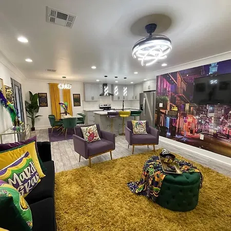 Mardigras Modern 4Bedrm Home Wi-Fi Free Parking New Orleans Exterior photo